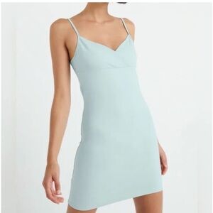 Aritzia Sunday Best Light Blue Boston Plein Air Spaghetti Strap Dress Size M